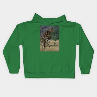 Giraffe  Staredown Kids Hoodie